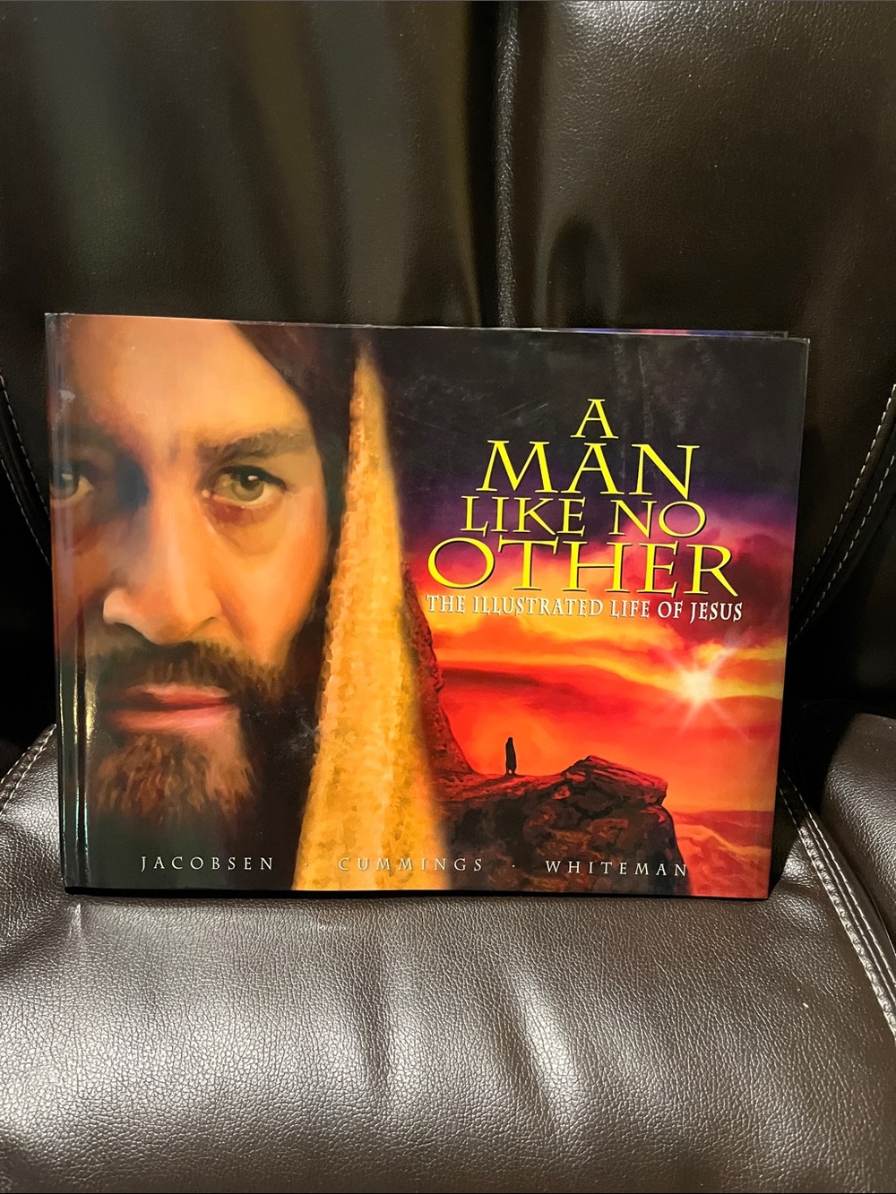A Man Like No Other: The Illustrated Life of Jesus Hardcover w/ Dust Jacket, NEW